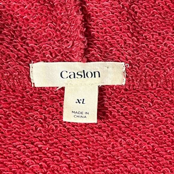 Caslon  XL RED Oversized Hoodie Tunic - Picture 10 of 10